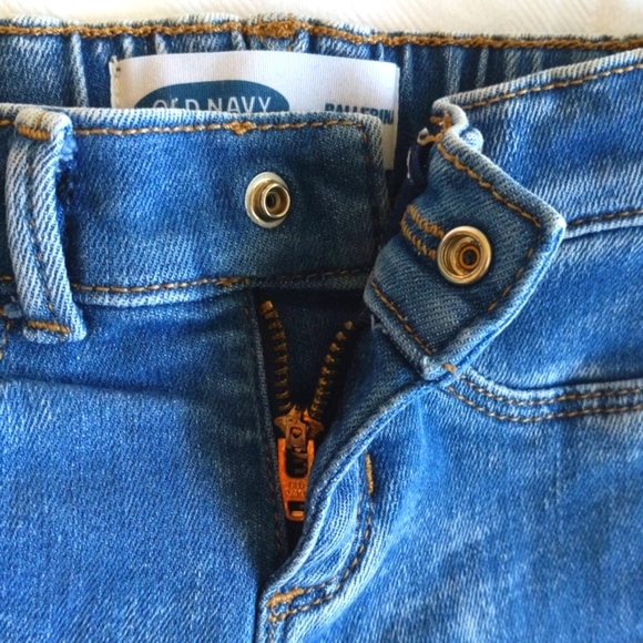 old navy acid wash ballerina stretch skinny denim jeans 18-24 months baby girl - Picture 4 of 7